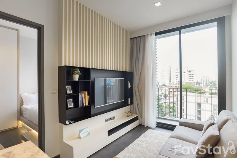 For rent Edge Sukhumvit23 – Brand new, fully furnished, 1 bed(33.5 sq.m.) unblocked view room