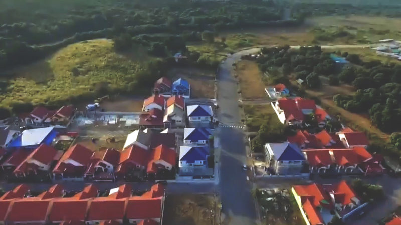 ขายบ้านในหมู่บ้านจัดสรรโครงการสัตหีบชลบุรี บ้านโครงการอัมรินทร์ซิตี้สัตหีบเมืองใหม่ (เฟส 3)
