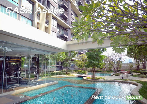 For Rent: Casa Condo Asoke – Dindaeng, 1 Bedroom 30 Sq.m. Floor 11