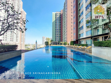 ให้เช่า คอนโด 1 ห้องนอน พร้อมเข้าอยู่ LUMPINI PLACE ศรีนครินทร์ – หัวหมาก 24 ตรม. วิวชั้นสูง เปิดโล่ง