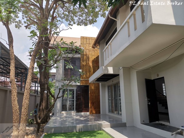 ให้เช่าบ้านเดี่ยว 2 ชั้น 88 ตรว. 4 ห้องนอน ซอยเลี่ยงเมืองปากเกร็ด37 ใกล้รถไฟฟ้าสายสีชมพู 800 เมตร แต่งสวย พร้อมอยู่