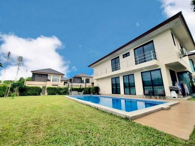 LVGr4200 ขาย Pool Villa  หมู่บ้าน วิลล่าเอเซียติค หนองปลาไหล ติดถนนเรียบรถไฟ