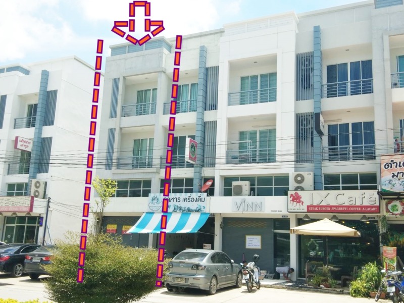 ให้เช่า อาคารพาณิชย์ 3 ชั้นครึ่ง หมู่บ้านเมทโทร บิซทาวน์ บางบัวทอง ใกล้รถไฟฟ้าสายสีม่วง สถานีคลองบางไผ่