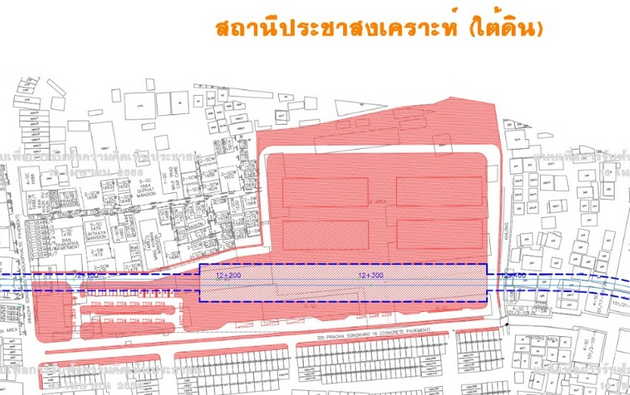 ขายที่ดิน ดินแดง  เดินเพียง 3 นาทีถึงสถานีรถไฟฟ้าประชาสงเคราะห์  กรุงเทพมหานคร