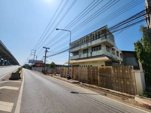 ขาย/เช่า ที่ดิน 2 ไร่ 164 ตรว.พร้อมอาคารสำนักงาน 4 ชั้นและโกดัง ติดถนนพระราม 2 กม.18 ฝั่งขาเข้า