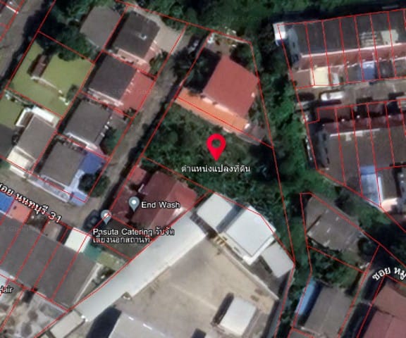 ขายที่ดินถมแล้ว 144 ตร.วา ซอยนนทบุรี 31 ใกล้สถานีรถไฟฟ้าสายสีม่วง MRT บางซ่อน