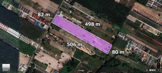 ขายที่ดิน 25-1-84 ไร่ ใกล้ถนนสาย 36 อ.นิคมพัฒนา จ.ระยอง