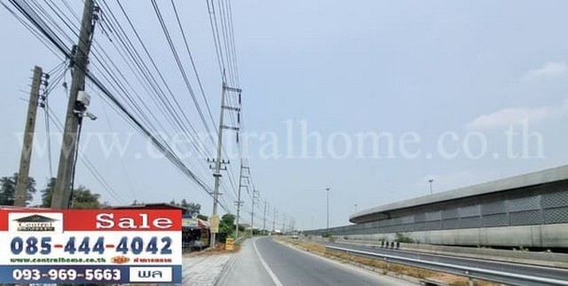 P1ที่ดินเปล่า ถมแล้ว ติดถนน วงแหวน ราชพฤกษ์ – ปทุมธานี ใกล้ โรงพยาบาลปทุมธานี