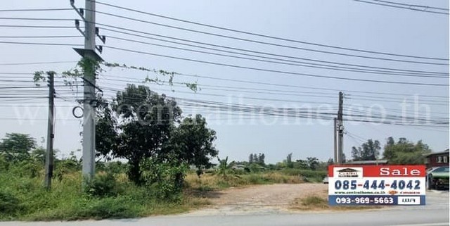 P1ที่ดินเปล่า ถมแล้ว ติดถนน วงแหวน ราชพฤกษ์ – ปทุมธานี ใกล้ โรงพยาบาลปทุมธานี