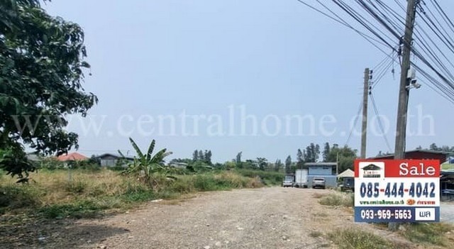 P1ที่ดินเปล่า ถมแล้ว ติดถนน วงแหวน ราชพฤกษ์ – ปทุมธานี ใกล้ โรงพยาบาลปทุมธานี