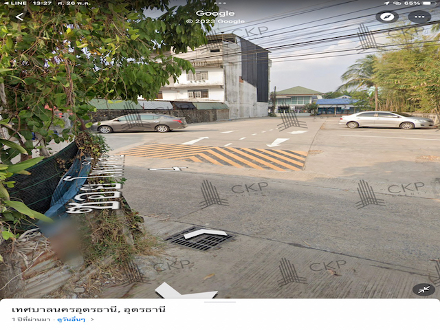 ขาย ที่ดินพร้อมสิ่งปลูกสร้าง ขนาด 75.4 ตร.วา ใกล้เซ็นทรัลอุดร 2ห้องนอน 1ห้องน้ำ ต.หมากแข้ง อ.เมือง อุดรธานี