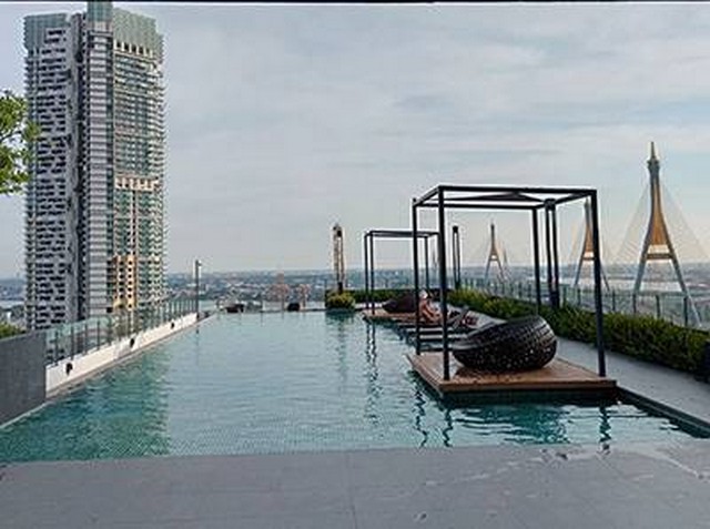 ขายห้องสตูดิโอ 24 ตรม. ลุมพินีเพลส ริเวอร์ไรน์ พระราม 3 ห้องใหม่ไม่เคยอยู่ สวยสะอาดเห็นวิวแม่น้ำเจ้าพระยา