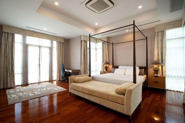 ให้เช่าบ้านเดี่ยวหรู 2 ชั้น โครงการ แสนสิริสุขุมวิท 67 Baan Sansiri Sukhumvit บ้านหัวมุม 4 ห้องนอน พร้อมสระว่ายน้ำ ใกล้ BTSพระโขนง บ้าน