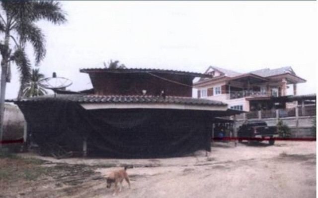 บ้านครึ่งปูนครึ่งไม้ติดถนนสายหลักทางชนบท  แปลนบ้านไทยเดิม  116วา ราคากันเอง  โทร  0968821857