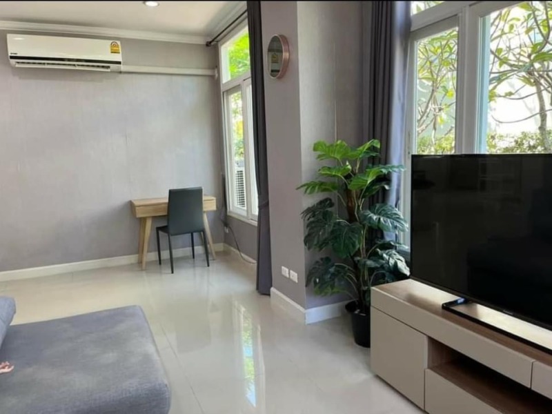 BH2223 For Rent ให้เช่า บ้านเดี่ยว 2 ชั้น หมู่บ้านมาสเตอร์พีซ เอกมัย-รามอินทรา เฟอร์ครบ พร้อมอยู่ ตกแต่งสวย โครงการติดถนนเลียบด่วนรามอินทรา