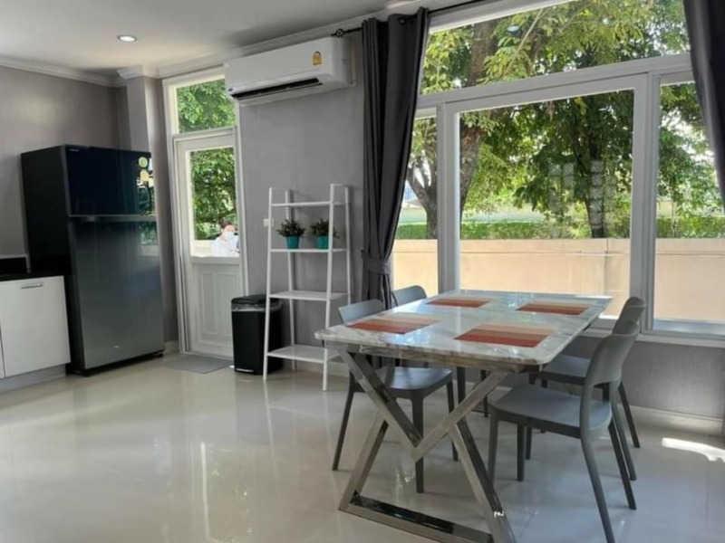 BH2223 For Rent ให้เช่า บ้านเดี่ยว 2 ชั้น หมู่บ้านมาสเตอร์พีซ เอกมัย-รามอินทรา เฟอร์ครบ พร้อมอยู่ ตกแต่งสวย โครงการติดถนนเลียบด่วนรามอินทรา