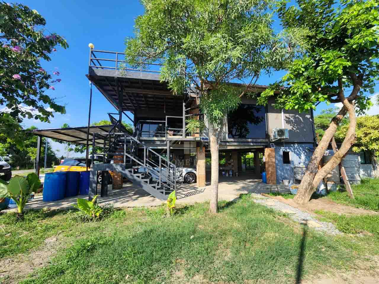 ที่ดิน บ่อกุ้ง พร้อม บ้านเดี่ยว 2 ชั้น ใกล้ตัวเมืองฉะเชิงเทรา