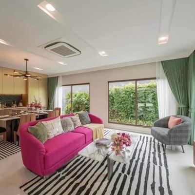 JJ219  ขาย บ้านเดี่ยว 2 ชั้น หลังมุม หมู่บ้านบุราสิริ กรุงเทพกรีฑา บ้านใหม่
