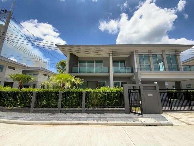 POR2794 ให้เช่าบ้านเดี่ยว เดอะ ปาล์ม บางนา-วงแหวน The Palm Bangna-Wongwaen หลังมุม ย่านบางนา ใกล้มอเตอร์เวย์ ทางด่วน MEGA