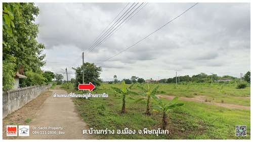 ขายที่ดินแปลงสวย 10-2-91 ไร่ ติดถนน 2 ด้าน ใกล้ ดูโฮม ต.บ้านกร่าง อ.เมือง จ.พิษณุโลก