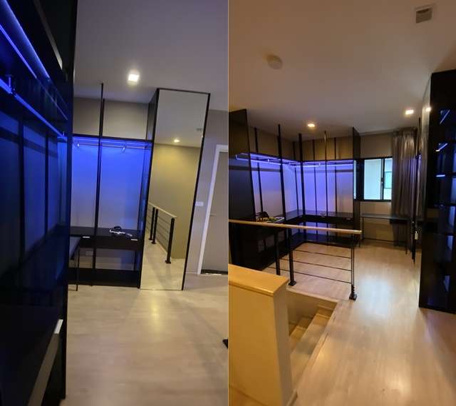 เดอะคริสตัล พร้อมเฟอร์ 3นอน 4น้ำ กว้าง 5 เมตร ให้เช่า ทาวน์โฮม 3.5 ชั้น ลาดพร้าว71 20 ตร.วา 185 ตร.ม.  เซนทรัล์อีสต์วิล บิ้วอินแล้ว