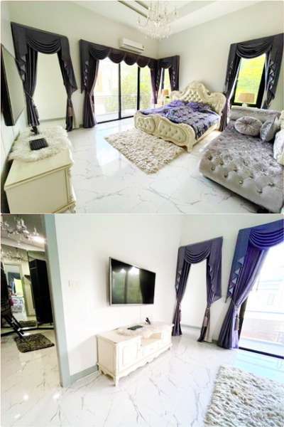 ให้เช่าคฤหาสน์หรู 2ชั้น สารสาสน์ บางบอน3 ซาวน่า ฟิตเนส Pool Villa  4นอน 124 ตรว. 514ตรม.
