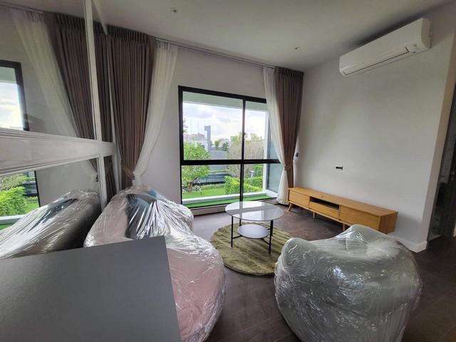 ให้เช่าบ้านเดี่ยว3 ชั้น 3 master bedroom, 5ห้องน้ำ หลังมุม มีลิฟท์ Rooftopโครงการบูก้าน กรุงเทพกรีฑา BuGaan Krungthep-Kreetha
