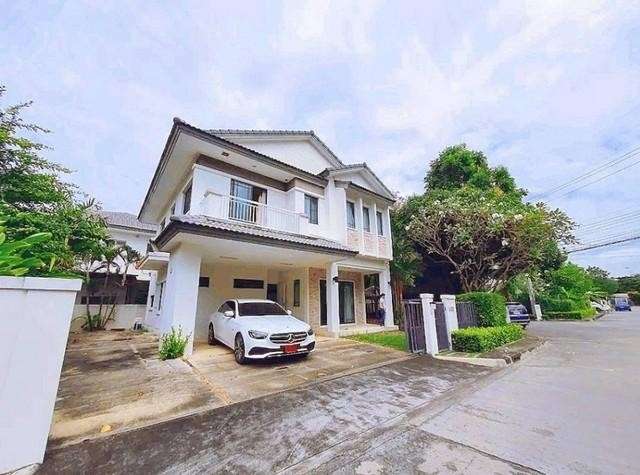 Sm345  ให้เช่าบ้านเดี่ยว 2ชั้น หมู่บ้านมัณฑนา เลค วัชรพล สุขาภิบาล5  ใกล้ทางด่วน จตุโชติ