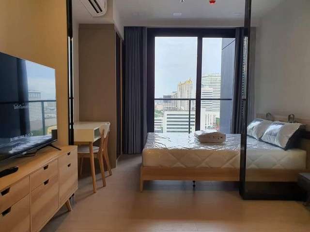 ให้เช่าคอนโด One9Five Condo พระรามเก้า ขนาด 1 ห้องนอน พท. 27.5 ตรม.ชั้น 12 ตึก A เฟอร์ครบ ใกล้ MRT เซ็นทรัลพระรามเก้า