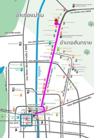 ที่ดินแบ่งขายบ้านแม่แฝกใหม่ อ.สันทราย จ.เชียงใหม่ **เจ้าของขายเอง**