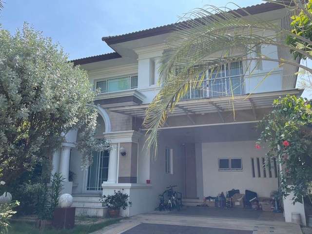 ให้เช่าบ้านเดี่ยว 2 ชั้น​ 102 ตรว. 5 ห้องนอน โครงการนันทวัน สุวรรณภูมิ Nantawan Suvarnabhum ใกล้สนามบินสุวรรณภูมิ Mega บางนา