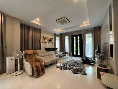 WW725JP ขายด่วน บ้านเดี่ยว โครงการ นันทวัน ปิ่นเกล้า-ราชพฤกษ์ ติดถนนบรมราชชนี
