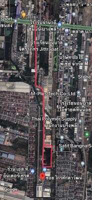 WW328 PPขาย ที่ดินเปล่า แปลงสวย 10 ไร่ , สมุทรปราการ ถนนเทพารักษ์ ซอยบางปลา8 ทำเลดี