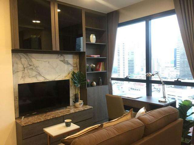 รหัส NAT040เช่า Ashton Chula Silom ห้องขนาด 34ตรม. แบบ 1ห้องนอน 1ห้องน้ำ ชั้น17
