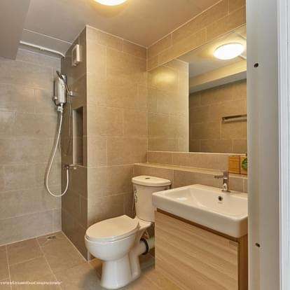 CM04056 ขายดาวน์ โมริ คอนโดมิเนียม Mori Condo ห้อง Type B One Bedroom Family ชั้น 7 คอนโดสไตล์ญี่ปุ่น ใกล้รถไฟฟ้าสายสีชมพู