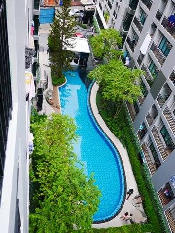 ให้เช่าเดอะคาบาน่า The Cabana Condo กว้าง 28.5 ตร.ม. ห้องใหม่ชั้น 8 บนสุด สงบส่วนตัว ไม่มีเสียงรบกวนจากชั้นบน