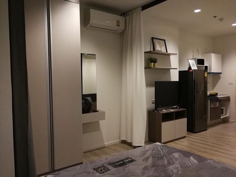 คอนโดใหม่แกะกล่องงง (ไนท์บริดจ์ ปากน้ำ) ห้องกว้างมาก 27ตรม 1 bedroom ชั้น 12