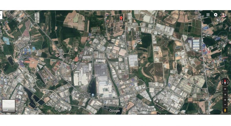 ขายที่ดิน 55 ไร่  ไร่ละ 3.5 ล้าน   อยู่ติดกับการไฟฟ้าส่วนภูมิภาค ใกล้นิคมเหมราช พื้นที่สีม่วง  ต.บ่อวิน อ.ศรีราชา  จ.ชลบุรี ถนนกว้าง 8 เมตร