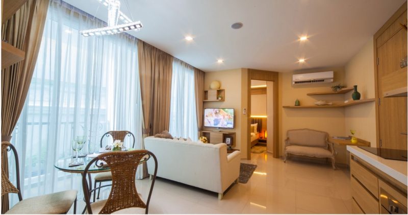 ขายด่วน ถูกกว่าโครงการ!! Condo Olympus City Garden South Pattaya pool view 4th floor (Y2019)