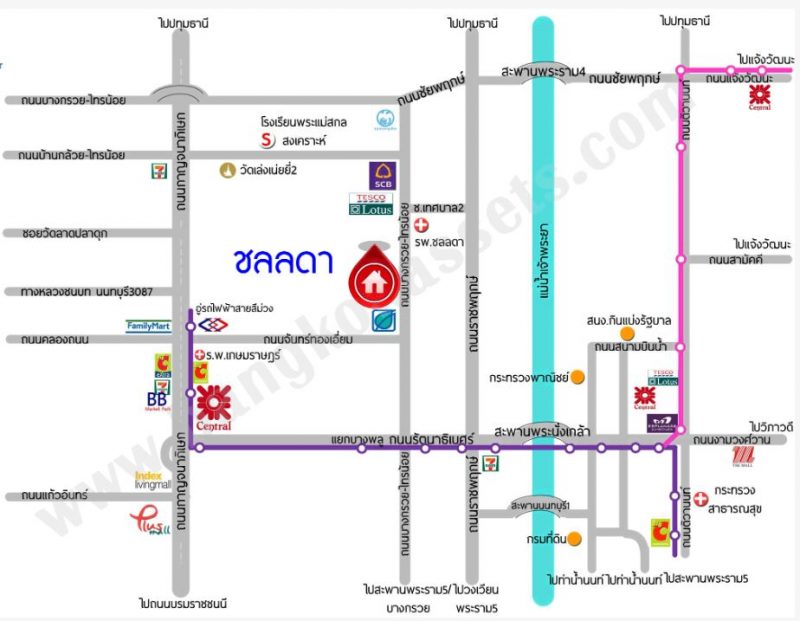 บ้านเดี่ยว 2ชั้น หลังใหญ่ สวย ชลลดา บางบัวทอง