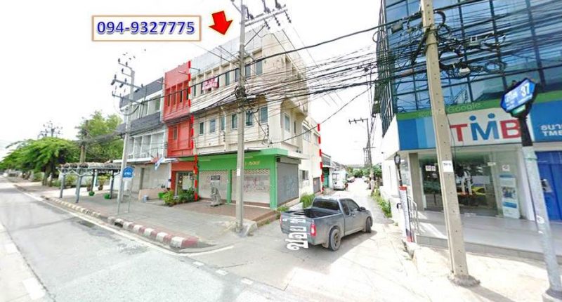 ขายอาคารพาณิชย์ 3 ชั้น 2 คูหา(ห้องมุมตีทะลุ) ปากซอยเสรีไทย 37 ถนนเสรีไทย