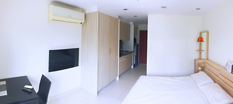 คอนโดสตูดิโอให้เช่า ขนาด 26 ตรม ลากูน่าเบย์ 1, Condo studio for rent 26 Sqm Laguna Bay 1 in Pattaya