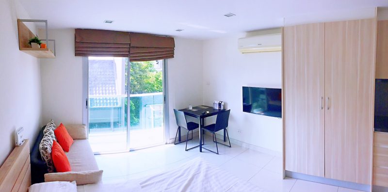 คอนโดสตูดิโอให้เช่า ขนาด 26 ตรม ลากูน่าเบย์ 1, Condo studio for rent 26 Sqm Laguna Bay 1 in Pattaya