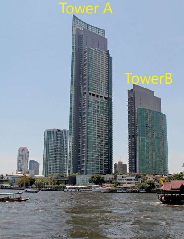 THE RIVER คอนโดสุดหรูติดริมฝั่งแม่น้ำพระเจ้ายา Corner Unit ( ห้องมุม )