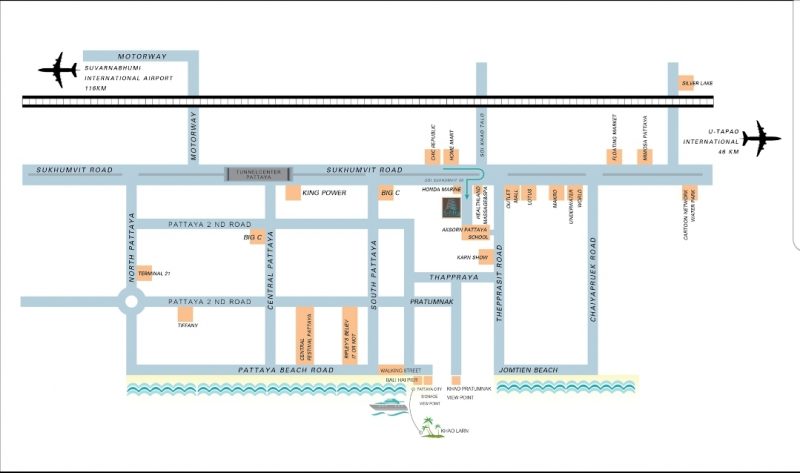 S-fifty Condominium Soi Sukhumvit50  พัทยาใต้