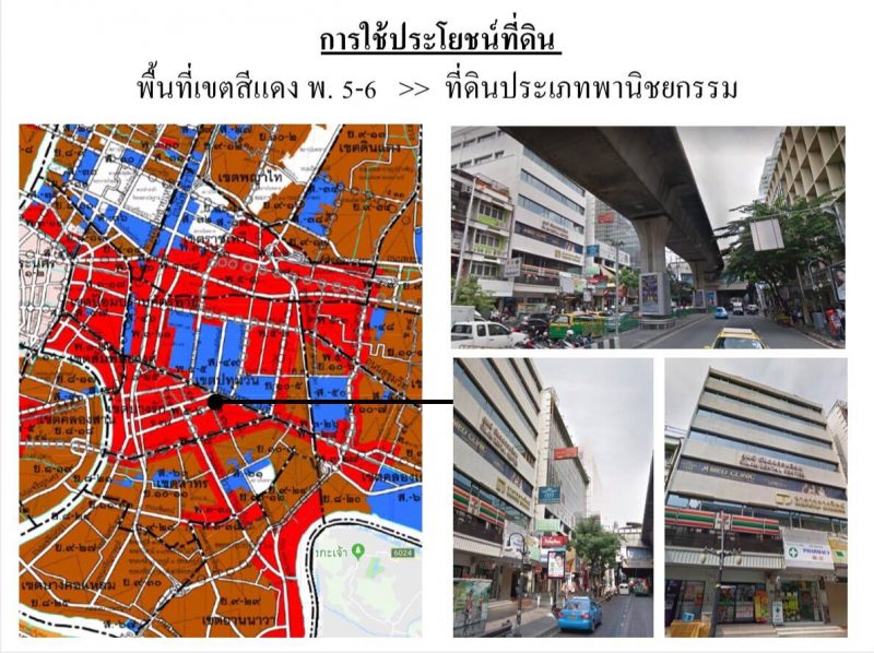 ขายที่ดินพร้อมตึก 8 ชั้น BTS ศาลาแดง ติดถนนสีลม เนื้อที่ 521 ตร.วา