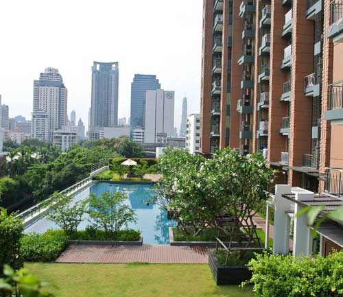 2 Bedrooms Corner Unit at Villa Asoke available for rent floor 18