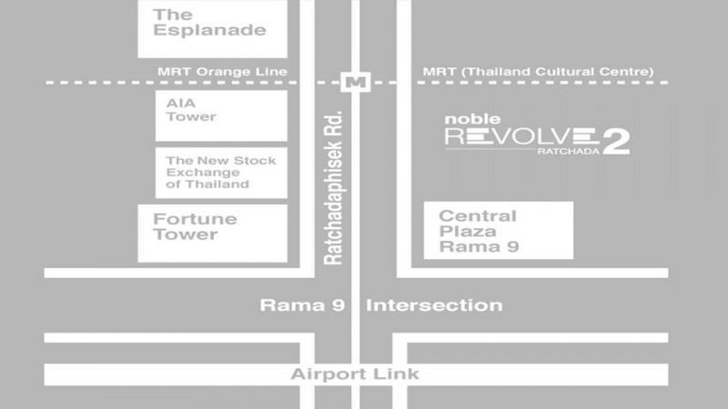 ให้เช่า คอนโด Noble Revolve Ratchada 2 (โนเบิล รีวอลฟ์ รัชดา 2) ถนนรัชดาภิเษก ใกล้รถไฟฟ้า MRT สถานีศูนย์วัฒนาธรรม