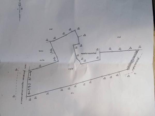 เสนอขายที่ดินติดถนนสายเอเชีย จำนวน. 22-2-18​ ไร่ หน้ากว้างติดถนน 180 เมตร