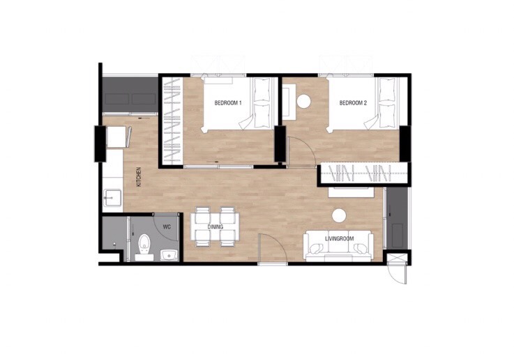 ขาย หรือ เช่า Deco Condominium สุขุมวิท 70/5 ใกล้ BTS แบริ่ง เพียง300เมตร พร้อมอยู่แต่งครบ โทร 0881863631